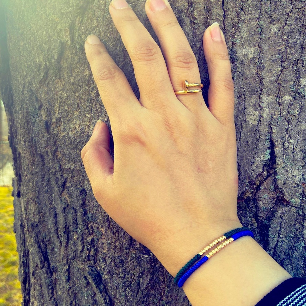 18K gold bracelets